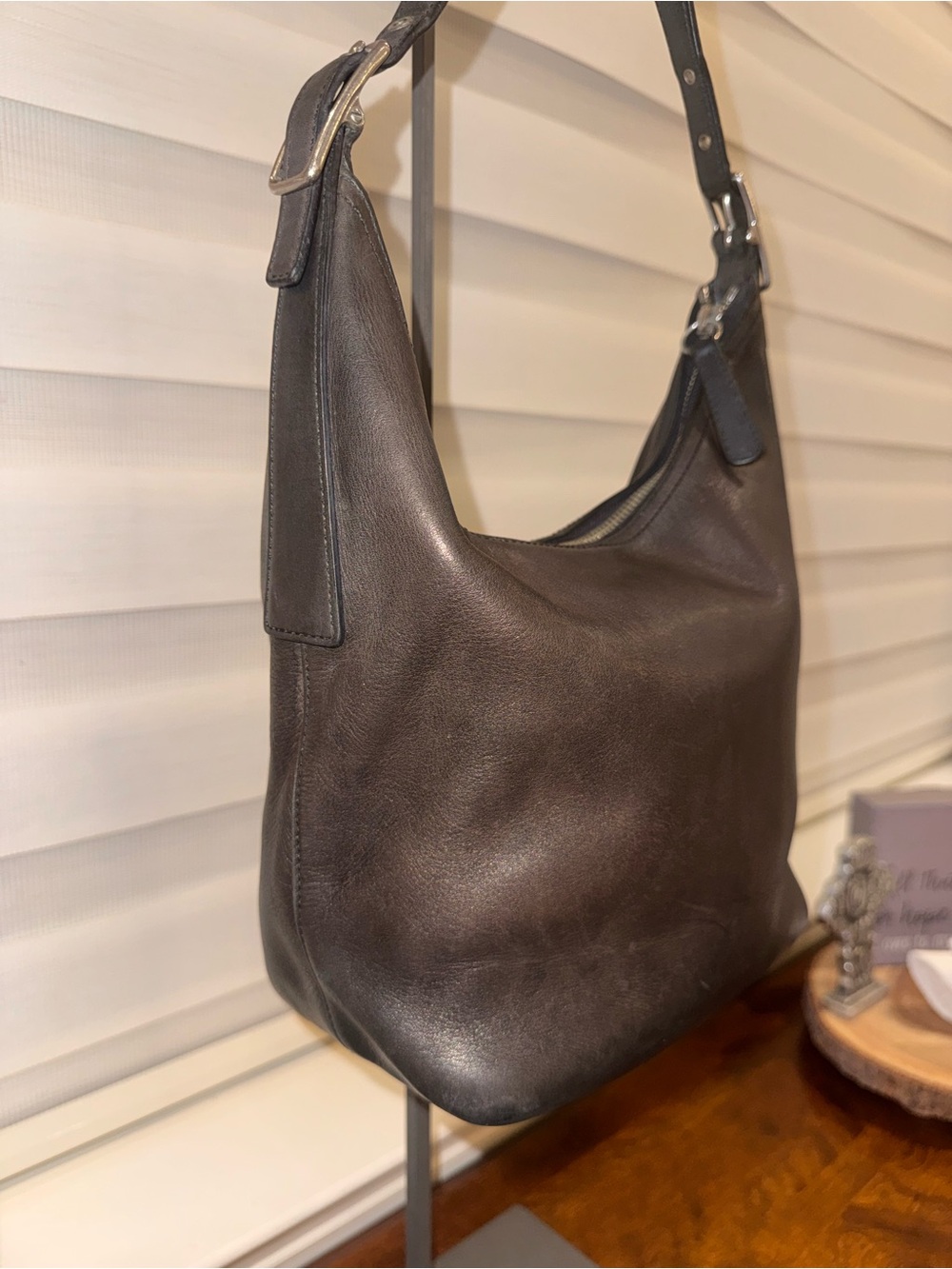 Coach Legacy Black Leather Shoulder Bag 9823 - Picture 7 of 12